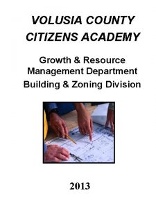 Volusia county planning and zoning
