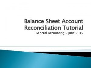 Reconciliation in accounting