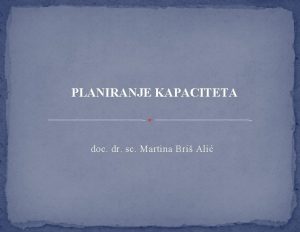 Izgradnja i opremanje proizvodnih kapaciteta Izgradnja i opremanje proizvodnih kapaciteta