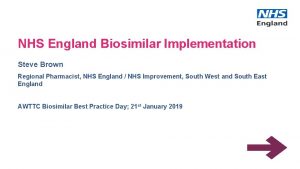 Nhs england biosimilars