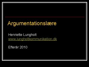 Henriette lungholt