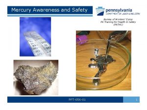 Mercury Awareness and Safety Bureau of Workers Comp