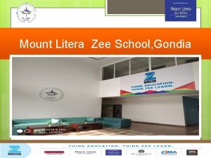 Mount litera zee school gondia