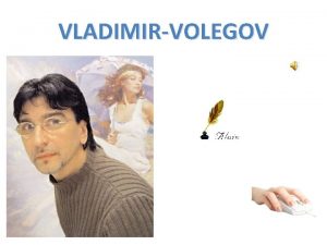 VLADIMIRVOLEGOV Le peintre Vladimir Volegov est n en