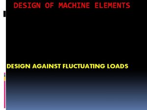 Surface factor in machine design