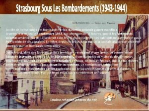 Bombardement strasbourg 1944