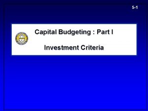 Advantage and disadvantages of capital budgeting