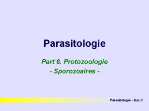 Cosmopolite parasitologie