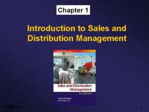 Linking sales and distribution management