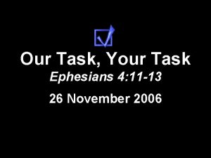 Ephesians 4:11-12 niv