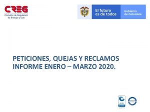 Informe de quejas y reclamos
