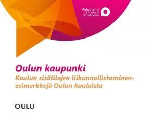 Vesalan koulu oulu