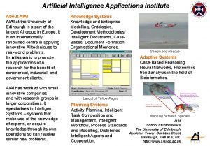 Artificial intelligence applications institute