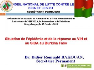 CONSEIL NATIONAL DE LUTTE CONTRE LE SIDA ET