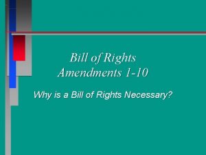 What are the amendments 1-10