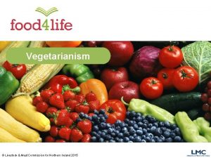 Vegetarianism Livestock Meat Commission for Northern Ireland 2015