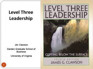 Level three leadership