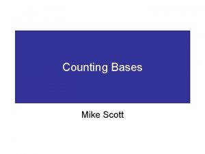 Base counting stocks Base counting stocks