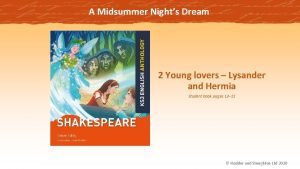 A Midsummer Nights Dream 2 Young lovers Lysander