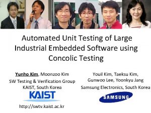 Embedded software unit testing