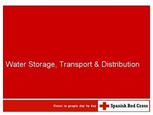 Water Storage Transport Distribution WATSAN M 15 ERU