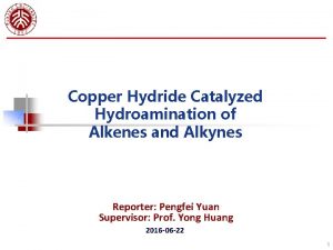 Buchwald hydroamination