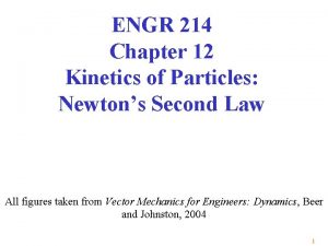 Kinetics of particles newton's second law