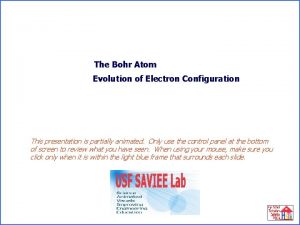 Bohr electron configuration