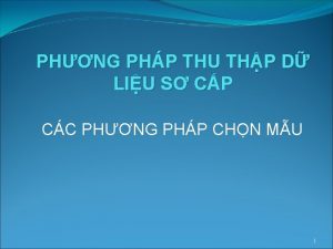 PHNG PHP THU THP D LIU S CP