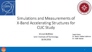 Simulations and Measurements of XBand Accelerating Structures for