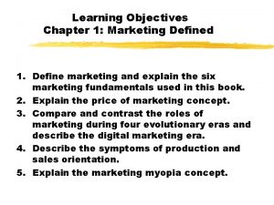 Continuous nature of marketing