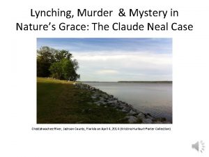 Lynching of claude neal