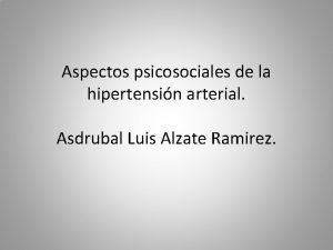 Aspectos psicosociales de la hipertensin arterial Asdrubal Luis