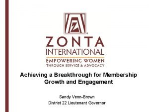 Achieving breakthrough engagement