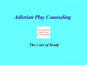 Alderian play therapy