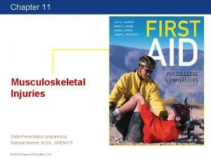 Chapter 11 First Aid for Colleges and Universities