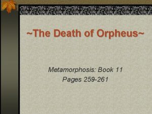 Orpheus