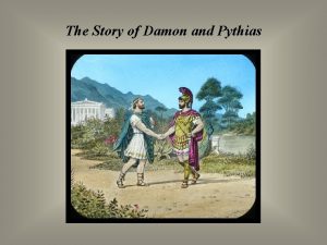 Story of damon and pythias