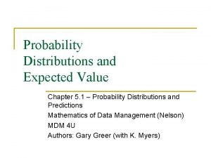 Expected value probability