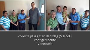 collecte plus giften dankdag 1850 voor gemeente Venezuela