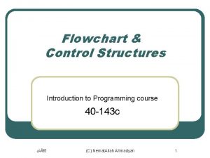 Control structure flow chart