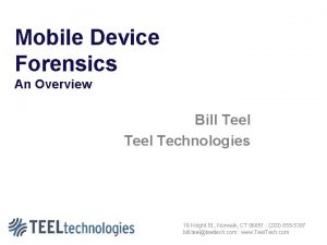 Teel technologies