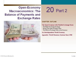 OpenEconomy Macroeconomics The Balance of Payments and Exchange