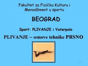 Fakultet za Fiziku Kulturu i Menadment u sportu