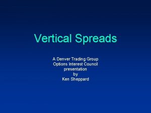 Vertical trading group