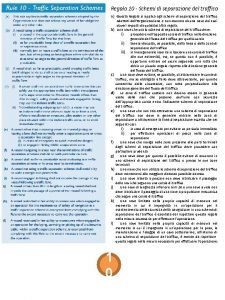 Schema di separazione del traffico marittimo