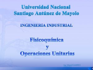 Universidad Nacional Santiago Antnez de Mayolo Ing Miguel