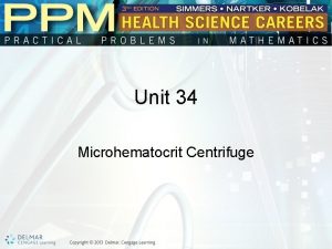 Microhematocrit reading