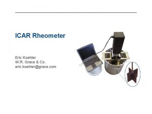 Icar rheometer