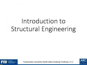 Structural engineering presentation